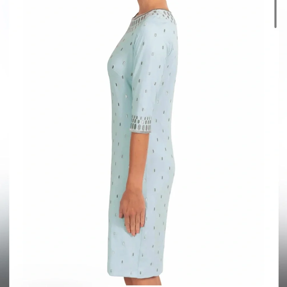 Gretchen Scott Rocket Girl Jersey Embroidered Dress - Picture 6 of 10